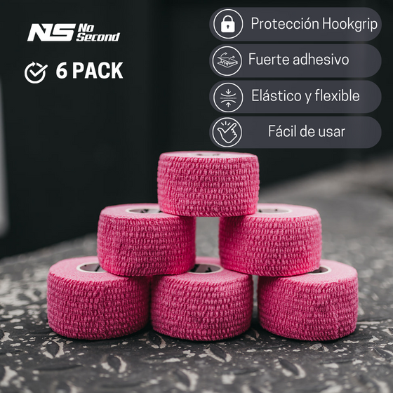 Tape Premium NoSecond - Rosa - 3,8cm x 6m - 6 PACK
