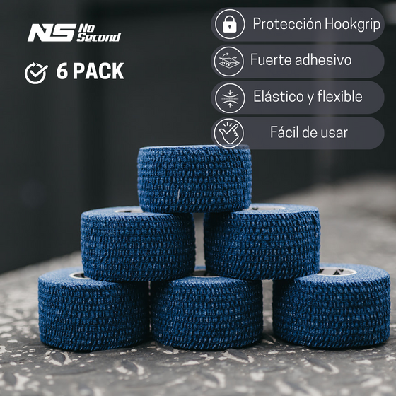 Tape NoSecond Premium - Azul - 3,8cm x 6m - 6 PACK