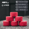 Tape Premium NoSecond - Rojo - 3.8cm x 6m - 6 PACK