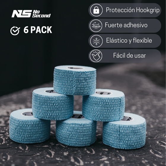 Tape Premium NoSecond - Azul Claro - 3,8cm x 6m - 6 PACK